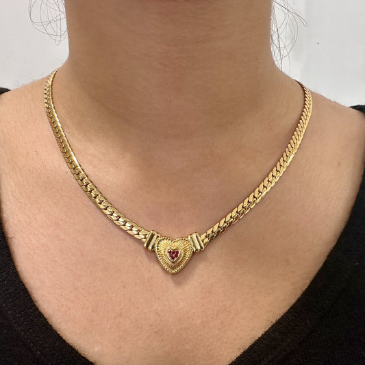 Clara heart necklace