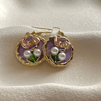 Iris earrings