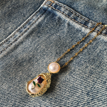 Golden Flora necklace