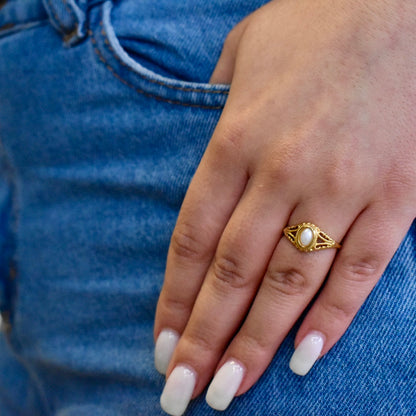 Gilded Grace ring