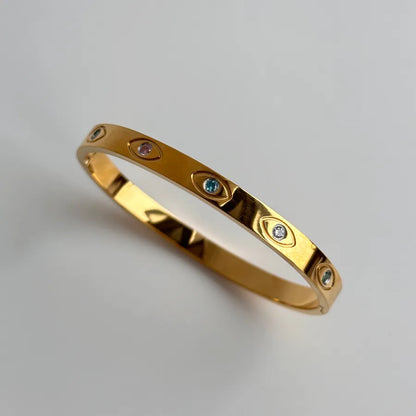 Aurelia Evil Eye Bracelet on white background