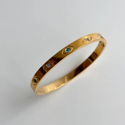 Aurelia Evil Eye Bracelet on white background