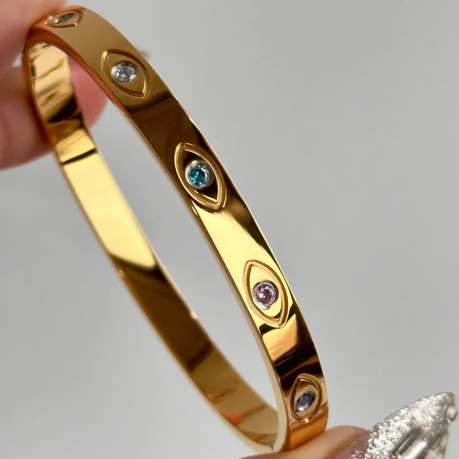 Aurelia Evil Eye Bracelet on white background